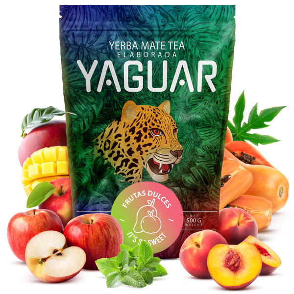 Yerba Mate Yaguar Hedelmäsarja 3x500g 1.5kg