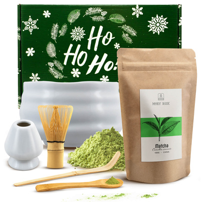 Matcha teen keittäminen lahjasetti