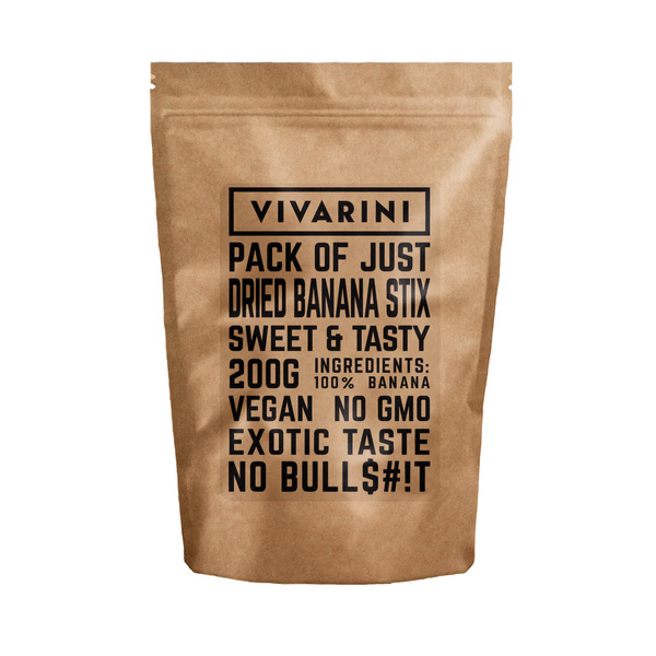 Vivarini - Kuivattu banaani 200g