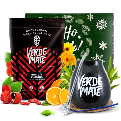Lahjasetti Yerba Mate Verde Mate Energia 0,5kg