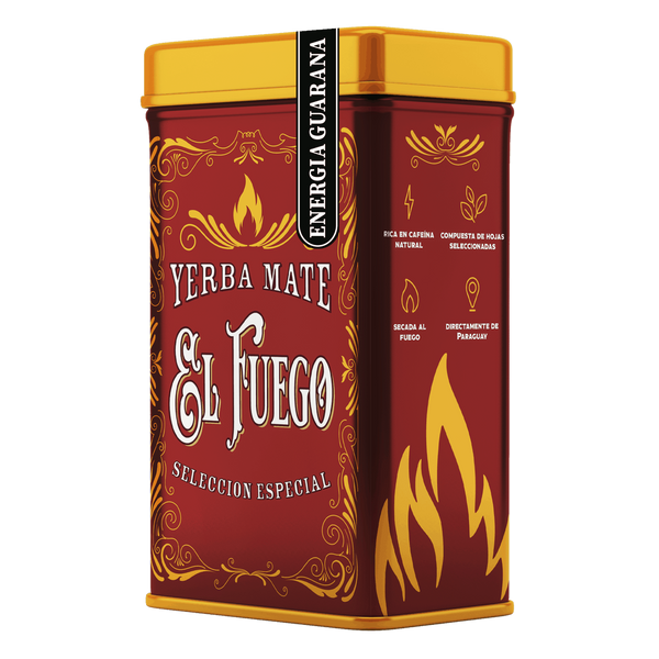 Yerbera - Tinapurkki + El Fuego Energia Guarana 0.5kg 