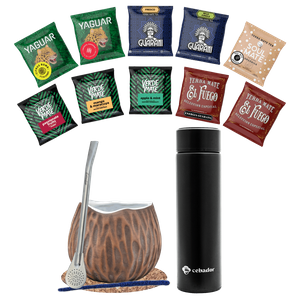 Setti Yerba Mate 500g Mate Gourd 10x50g termospullot