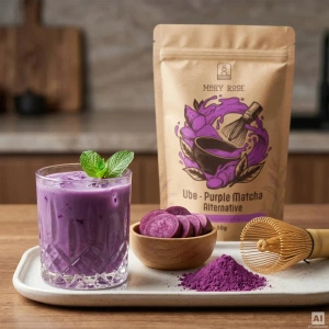 Värikäs matcha‑setti: Purple Matcha + Blue Matcha