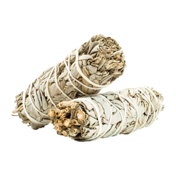 2 x Valkoinen salvia rulla + Palo santo 200g setti