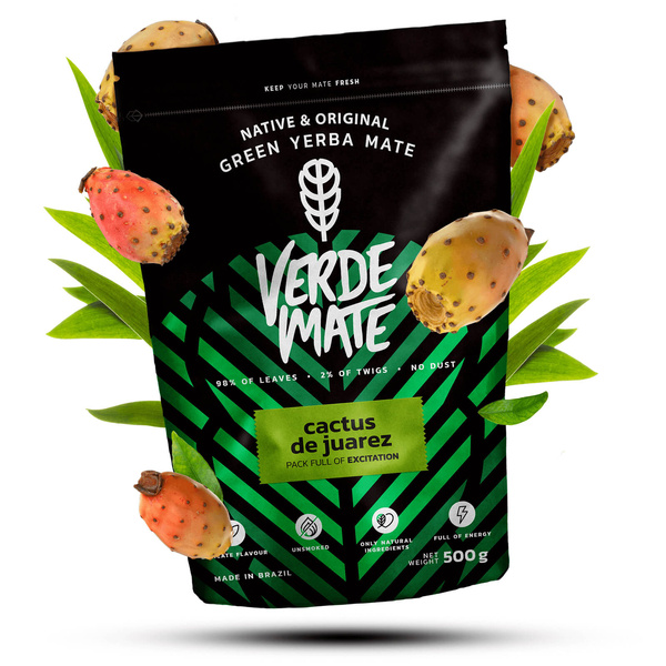Lahjasetti Yerba Mate Verde Mate Cactus 0,5kg
