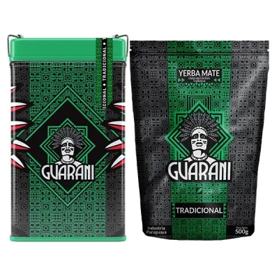 Yerbera Yerba Mate Guarani Elaborada 2x500g Yerba Mate Guarani Elaborada 2x500g