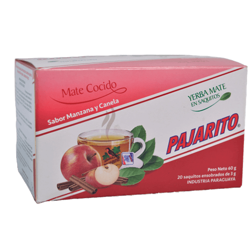 Pajarito teepusseissa Omena - Kaneli 20x3g