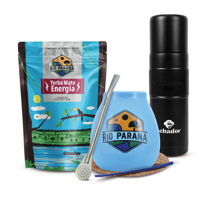 Yerba Mate Setti Rio Parana 500g 0,5kg Yerbomos XL + Kalebassi + Bombilla