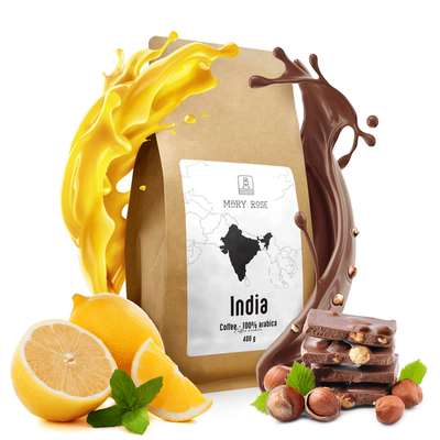 Mary Rose - koko papu kahvi Intia Karnataka premium 400g