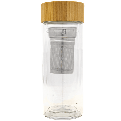 Mate to Go - lasinen termospullo infuusorilla - 300 ml