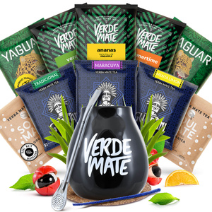 Yerba Mate setti 10x50g Calabash + Bombilla