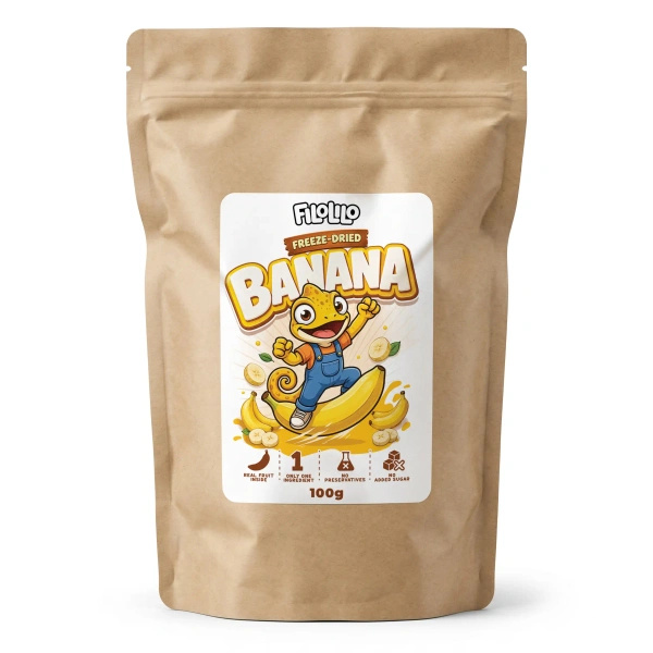 FiloLilo – Pakastekuivatut banaanit (viipaleet) 100 g