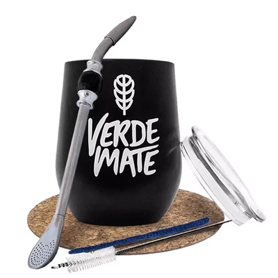Yerba Verde mate setti TermoLid matero bombilla