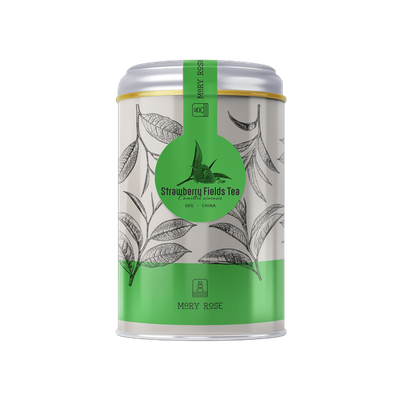 Mary Rose - Strawberry Fields Vihreä tee tölkissä - 50g