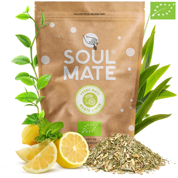 Yerba Mate -setti kahdelle: Soul Mate 2x500g + 2x Kalebassi + 2x Bombilla