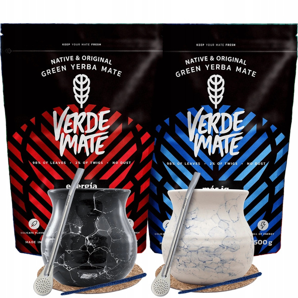 Yerba Mate setti kahdelle Bombilla Matero 1000g