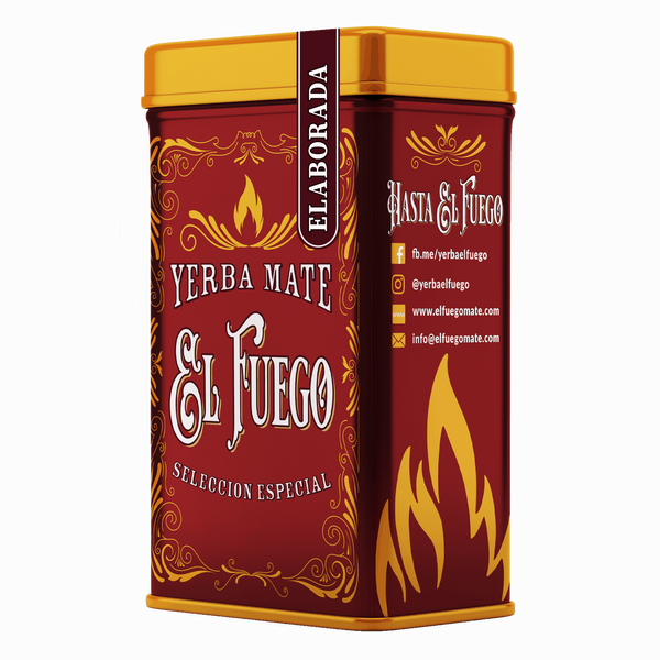 Yerbera - Tinapurkki + El Fuego Elaborada 0.5kg 