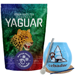 Yerba Mate Winter Starter Set Yaguar Winter Prune 500 g