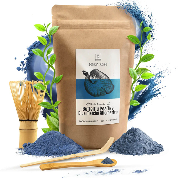 Setti Blue Matcha + Chasen ja Chashaku