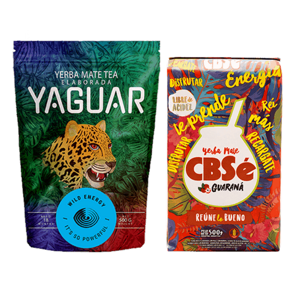 Yerba Mate CBSe Energia + Yaguar Wild 2x500g 1kg 1kg