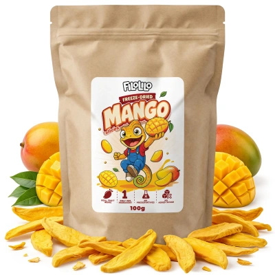 FiloLilo – Pakastekuivattu mango (viipaleet) 100 g