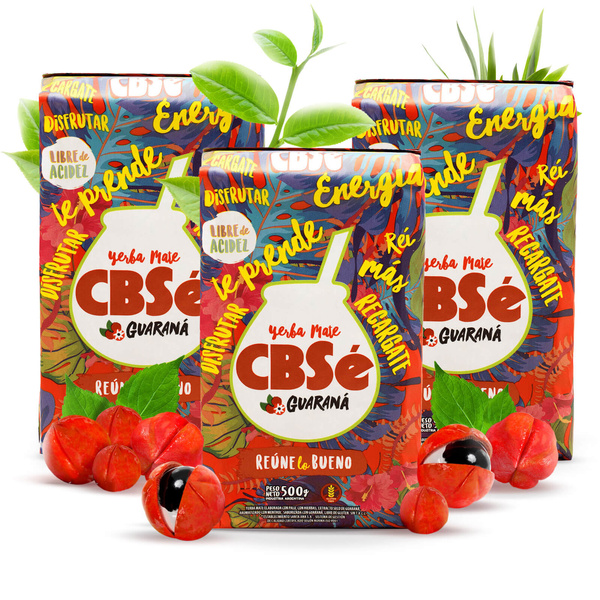 Yerba Mate CBSe Energy Guaranalla 3x500g (1.5kg)