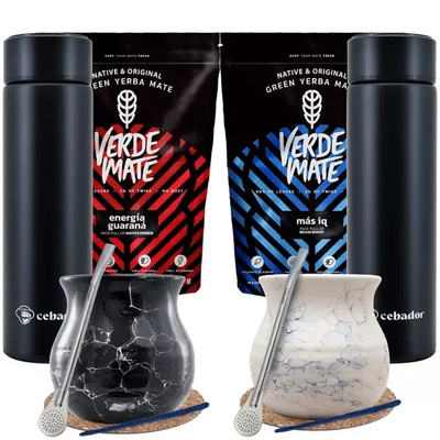 Yerba Verde Mate termospullosetti kahdelle 1000g