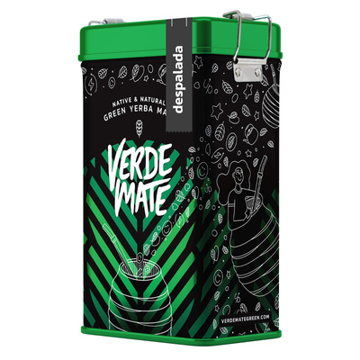 Yerbera - Tinapurkki + Verde Mate Green Despalada 0.5kg