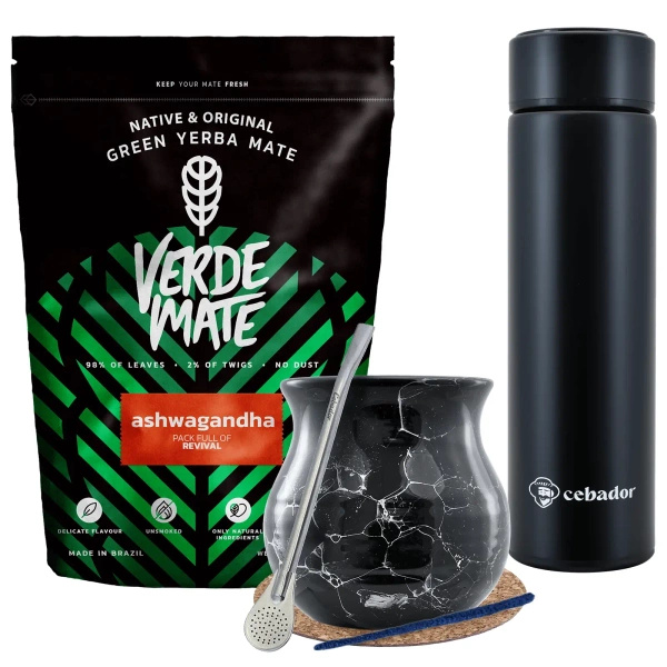 Yerba Verde Mate Ashwagandha 500g termospullosetti 