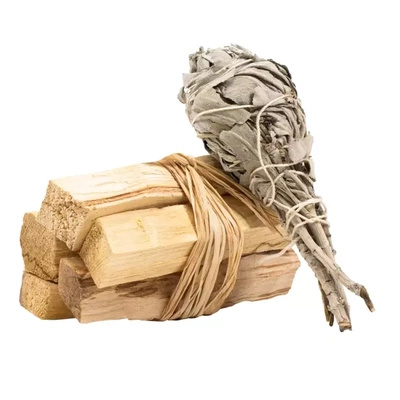 Palo santo suitsukkeet 50g valkoinen salvia iso setti