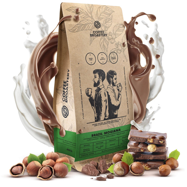 Bro Coffee Roastery -lahjasetti: 3× brasilialainen kahvi + muki