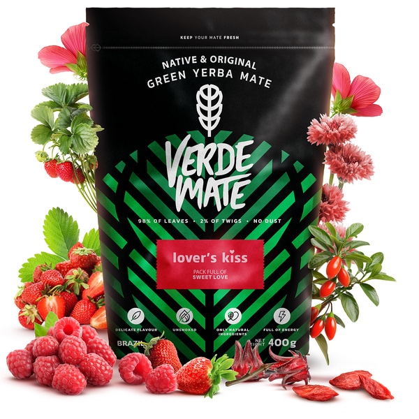 Yerba Mate setti pariskunnalle Verde Mate 400g 0,4kg 2x Calabash + 2x Bombilla