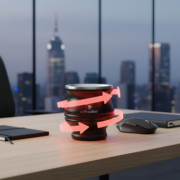 TermoColador - lämpökuppi yerba matelle - 190 ml (musta)