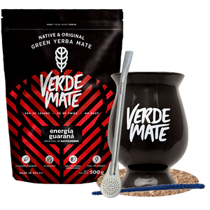 Aloitussetti Bombilla Mate Cup + mate tee Verde
