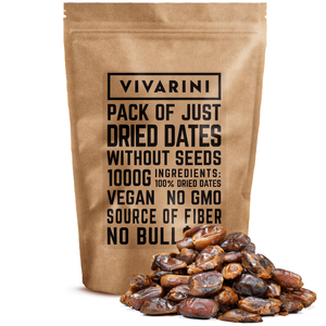 Vivarini – Kivettömät taatelit 1 kg