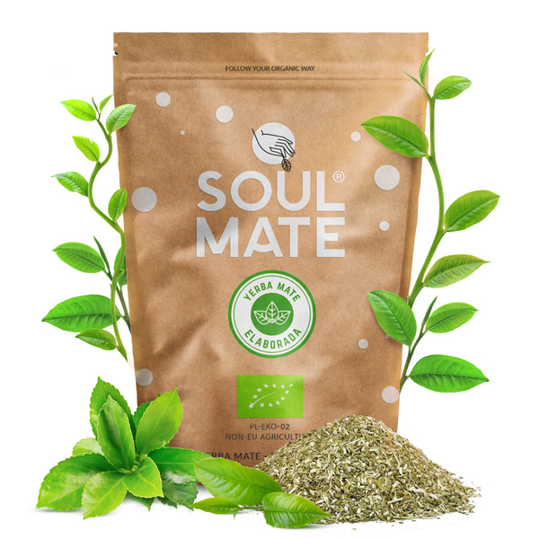 Yerba Mate Set Soul Mate Elaborada 500g 0,5kg Yerbomos + Calabash + Bombilla