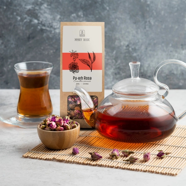 Mary Rose - Pu-erh Rosa tee - 50g