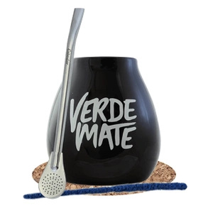 Black Verde Mate kurpitsa + bombilla setti