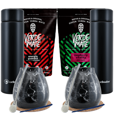 Yerba Mate termospullosetti kahdelle 1kg 1000g