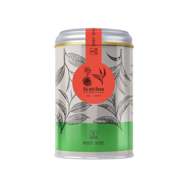 Mary Rose - Pu-erh Rosa tee tölkissä - 50 g