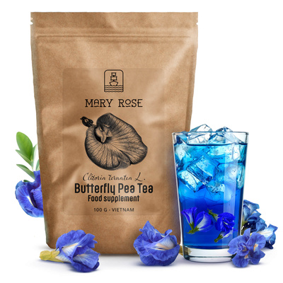 Mary Rose - Perhosherne tee - 100g