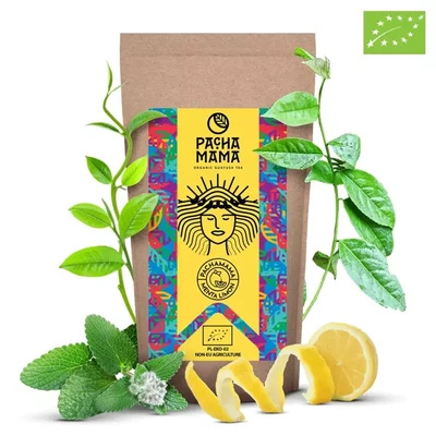 Guayusa Pachamama Menta Limón - luomusertifioitu - minttu ja sitruuna - 100g