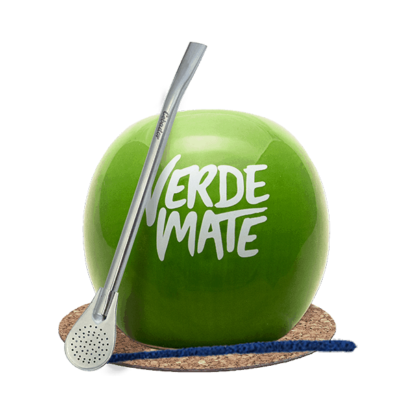 Setti Gourd + Bombilla 19cm yerba matelle