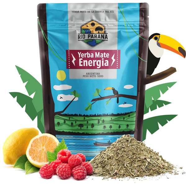 Yerba Mate Setti Rio Parana 500g 0,5kg Yerbomos XL + Kalebassi + Bombilla