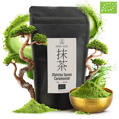 Mary Rose – Japanilainen Vihreä Matcha Tenno Tee (BIO) Seremoniallinen 30 g