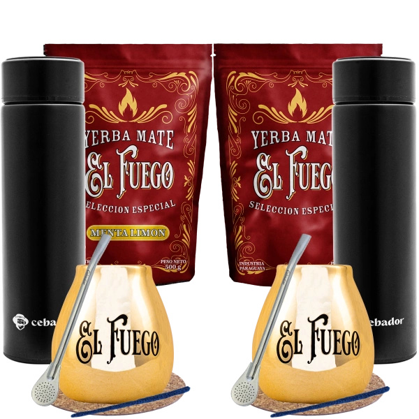 Yerba Mate-setti kahdelle + termospullo