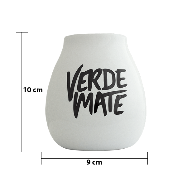 Kurpitsa keraaminen valkoinen - Verde Mate - 350ml