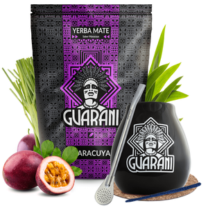 Setti Yerba Mate Maracuya + kalebassi 500g