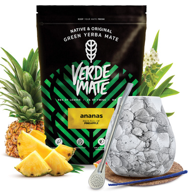 Yerba Mate Setti Verde Mate 500g 0,5kg Kalebassi + Bombilla