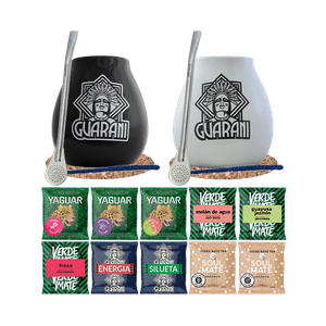Yerba Mate setti 500g Mate Gourd x2 Bombilla 10x50g